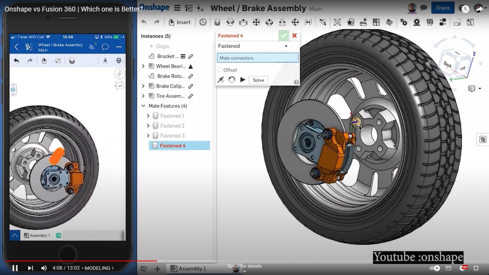 So sánh các chương trình CAD: Creo và Onshape